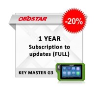 Годовая подписка KeyMaster G3 OBDStar (пакет FULL) со скидкой 20%